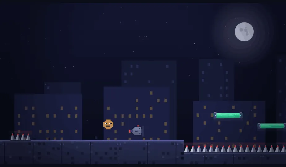 Rocket launchers in the wall