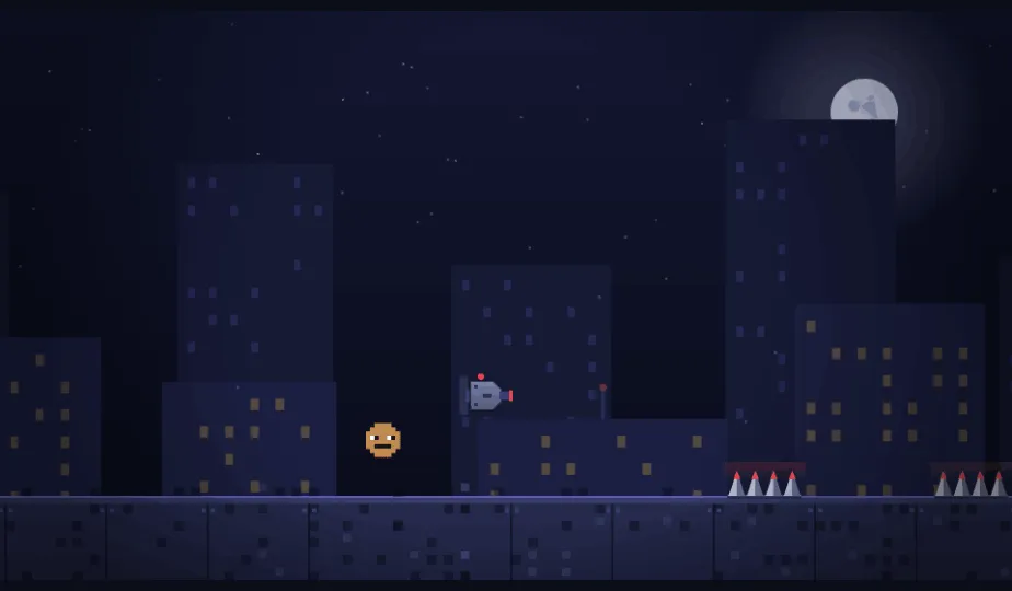 Rocket launchers in the wall